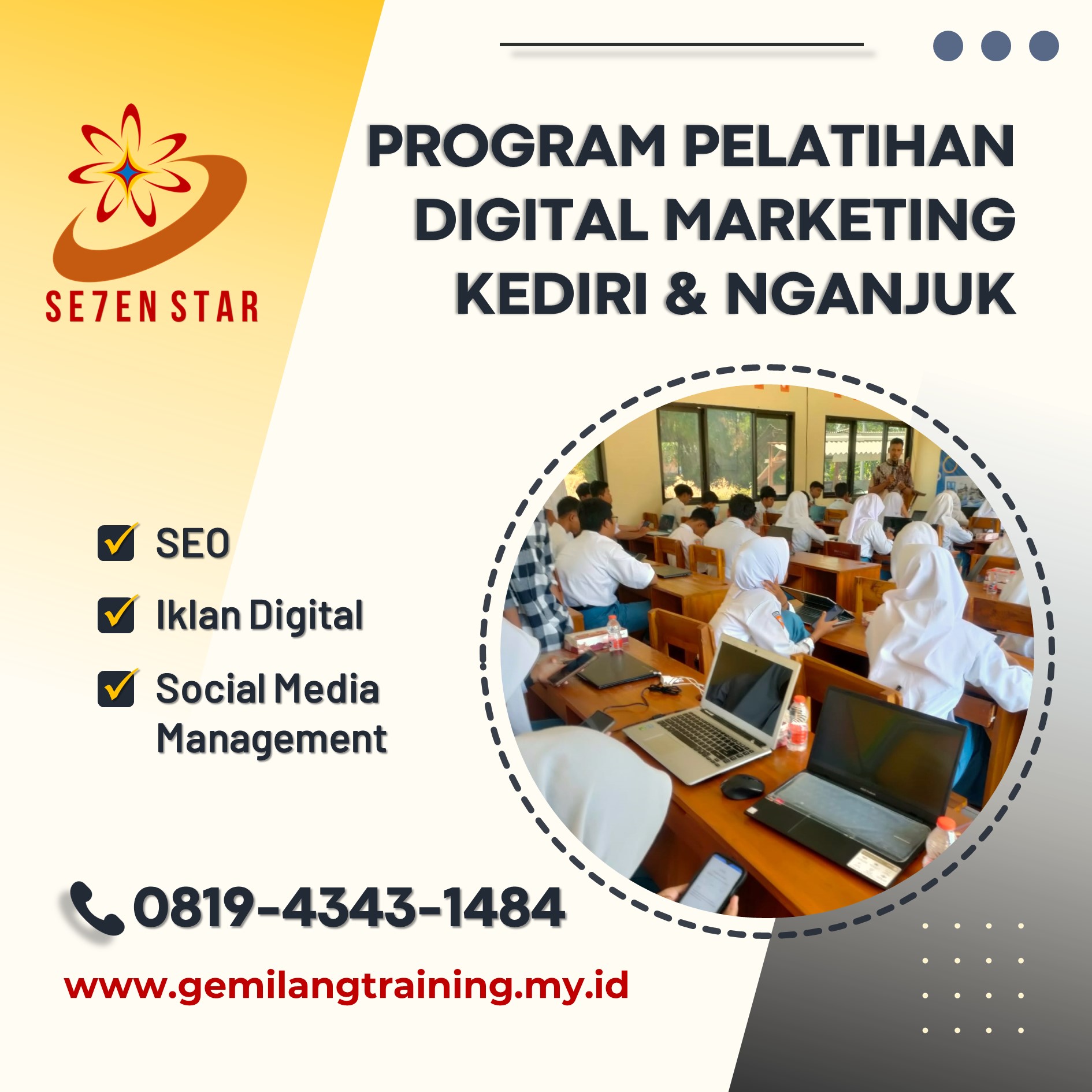 Kursus Digital Marketing untuk Mahasiswa Nganjuk, Kembangkan Bisnismu 